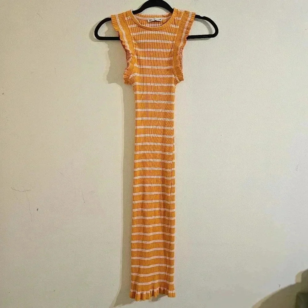 Zara Striped Maxi Dress